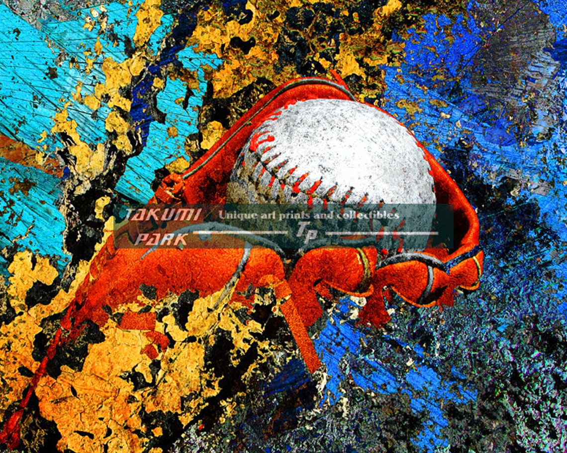Baseball Urban Art Print Sports Photo Print Home Decor Boys Etsy