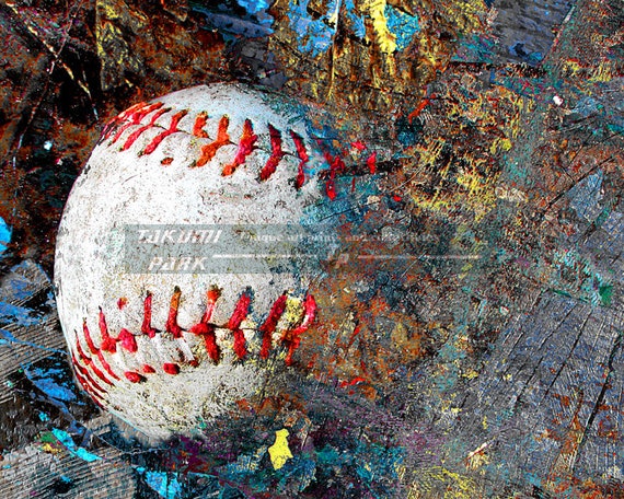 Urban Baseball Sports Photo Print Street -