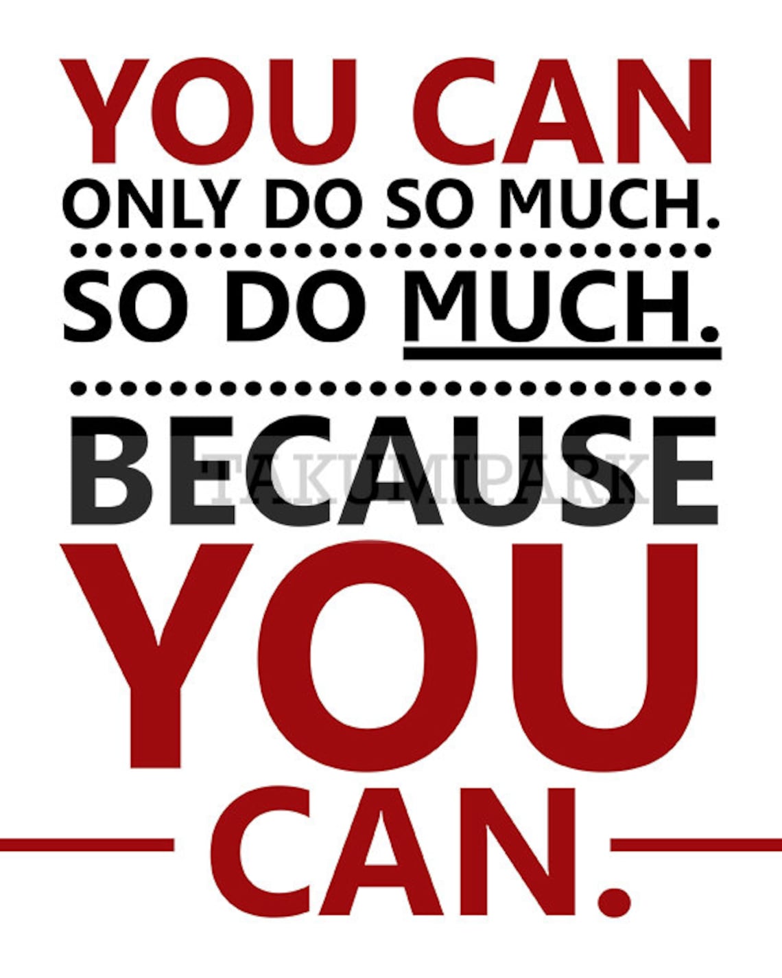 Motivational You Can Do It Quote Art Print, Inspirational Photo Print