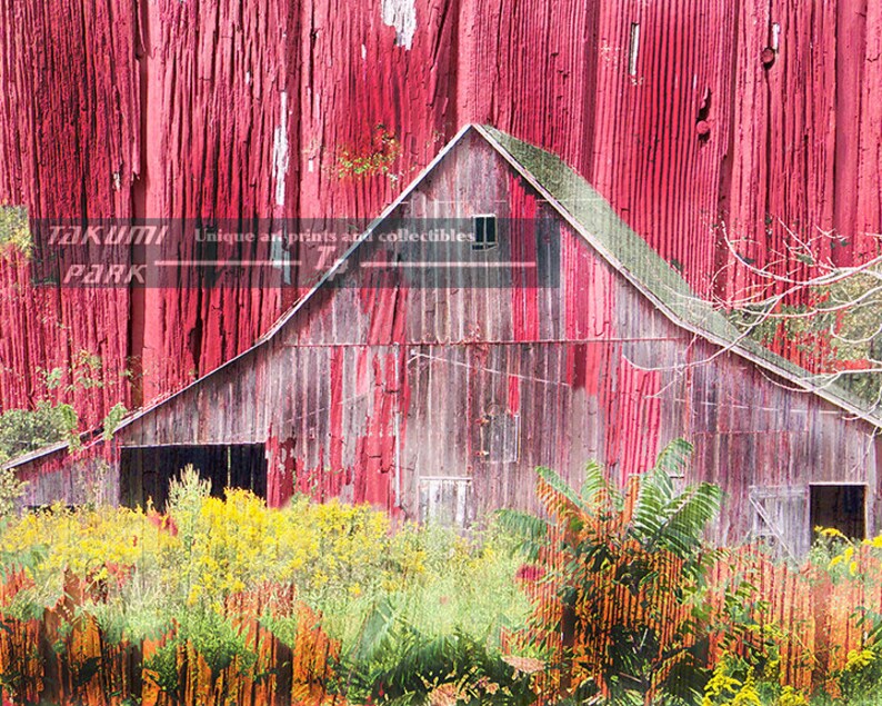 Barn Art Print, Modern Wall Art Decor, Home Decor, Rustic Decor