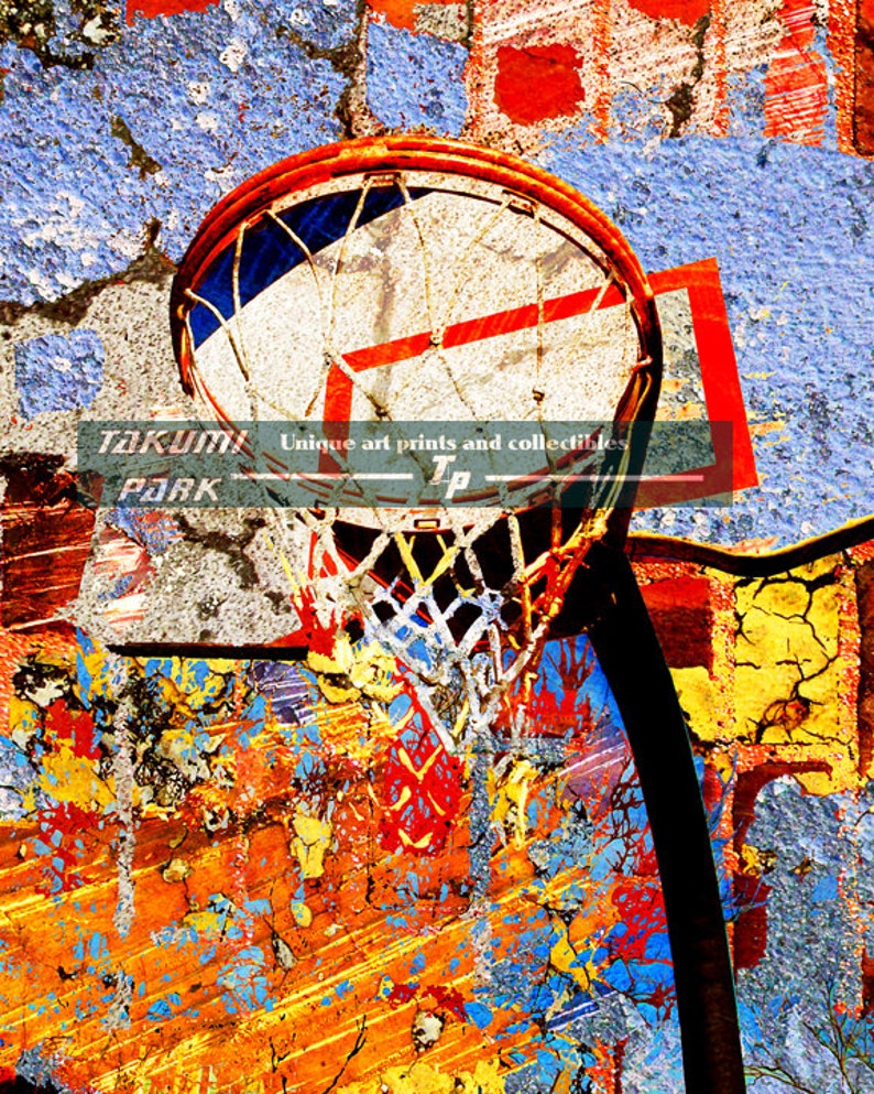 Basketball Photo Wall Art Print Modern Sports Artwork Etsy