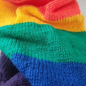 Hand Knit double layer scarves in many colour combo Get your school, house, team, colour inspired scarf here image 10