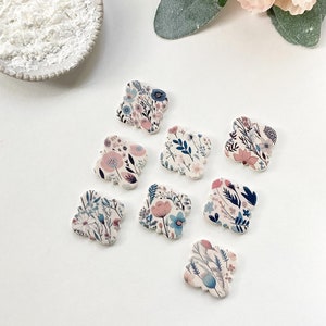 Floral Pattern Clay Image Transfer - Tiny Flowers - Clay Tools - Magic Paper - Clay Tattoo - Polymer Clay Earring Making Tools