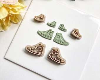 High Top Sneaker Clay Cutter: Earring & Jewelry Making