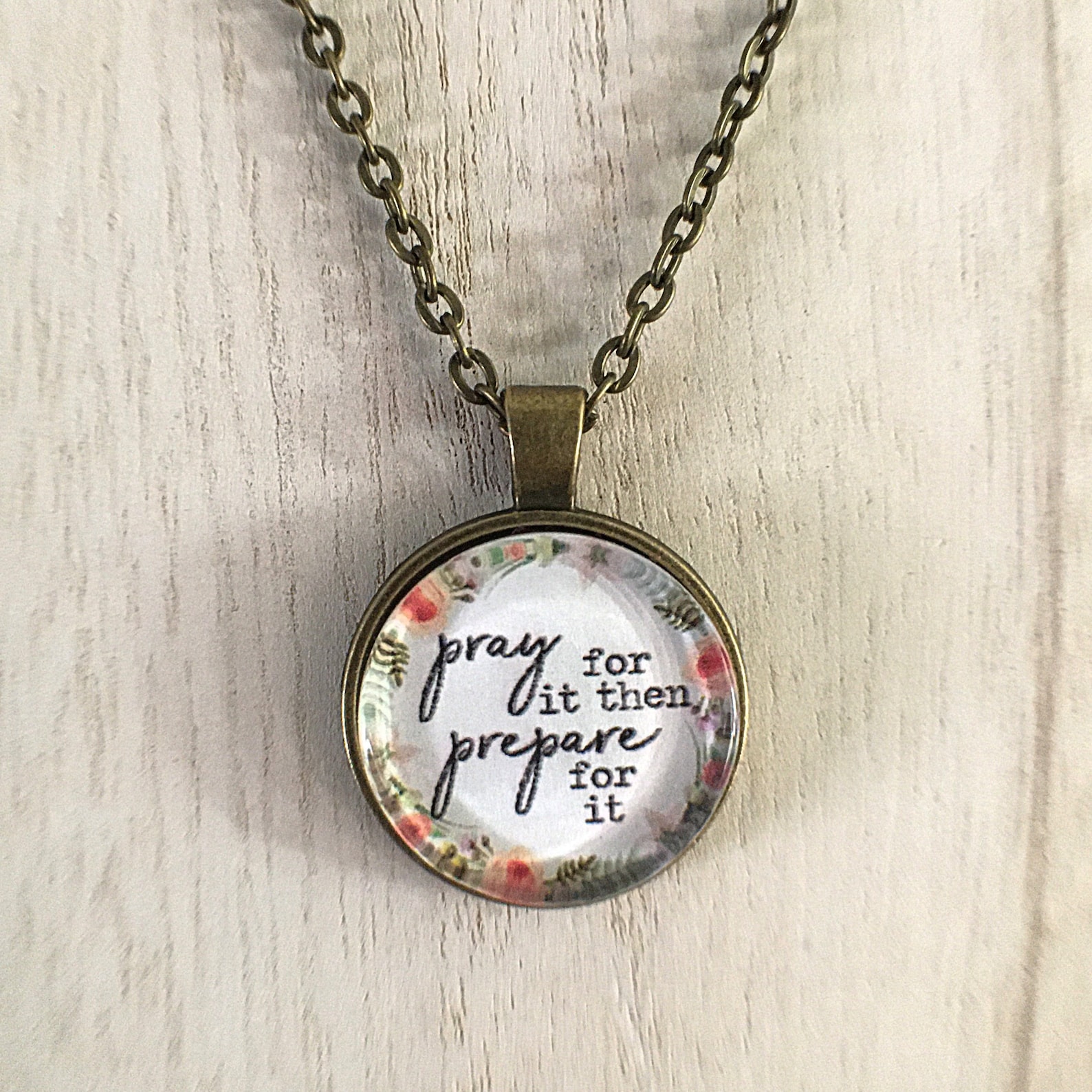 Christian Necklace Faith Bible Verse Jewelry Etsy