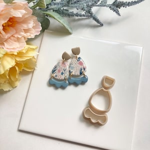 The Andie 3 Pc Set Clay Cutter - Polymer Clay Cutter - Earring Making Tools - Sharp Cutters - 0.4mm Cutting Edge - Fondant Cutter