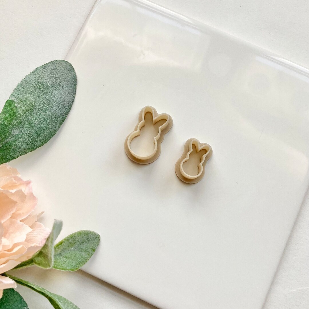 Marshmallow Rabbit Polymer Clay Cutter - Spring Cutters - Sharp Clay ...