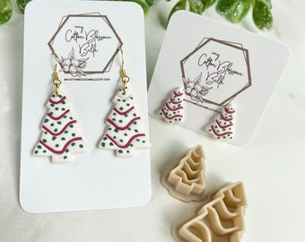 Christmas Tree Clay Cutter: Sharp Polymer Clay Earring Tool