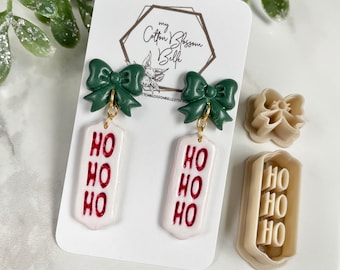 Christmas 'Ho' Clay Cutter – Embossed Polymer Jewelry Making Tool