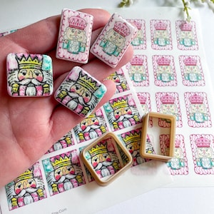 Nutcracker Clay Cutter & Magic Transfer Paper: Earring Making Set
