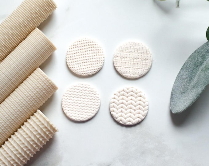 Polymer Clay Texture Roller: Pottery & Earring Making Tool