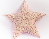 Star shaped Cushion / Pillow  Liberty  fabric