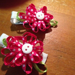 flower girl hair clips for bride accessories