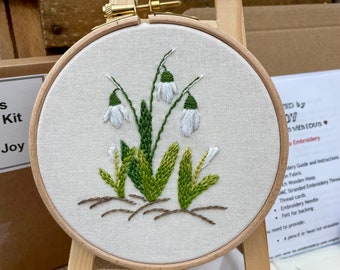 Embroidery Kit Snowdrops