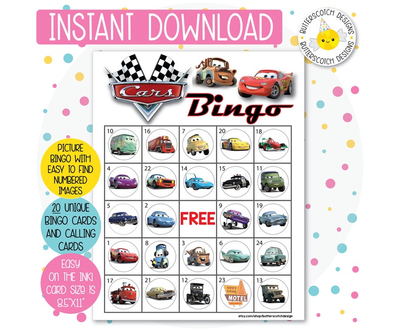 disney-cars-printable-bingo-cards-20-different-cards-etsy