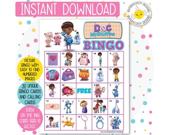 30 Cartões de Bingo para Imprimir Doc (30 Cartões Diferentes) - Download Instantâneo