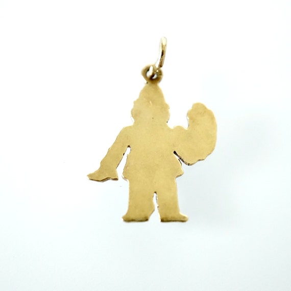 Vintage Enamel Charm 14k gold, English Policeman … - image 7