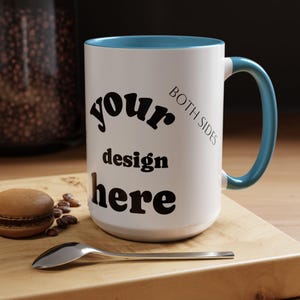 Custom Accent Coffee Mug - Personalized Mug, Coffee Lover Gift, Unique Drinkware, Custom Design Mug, Perfect for Any Occasion