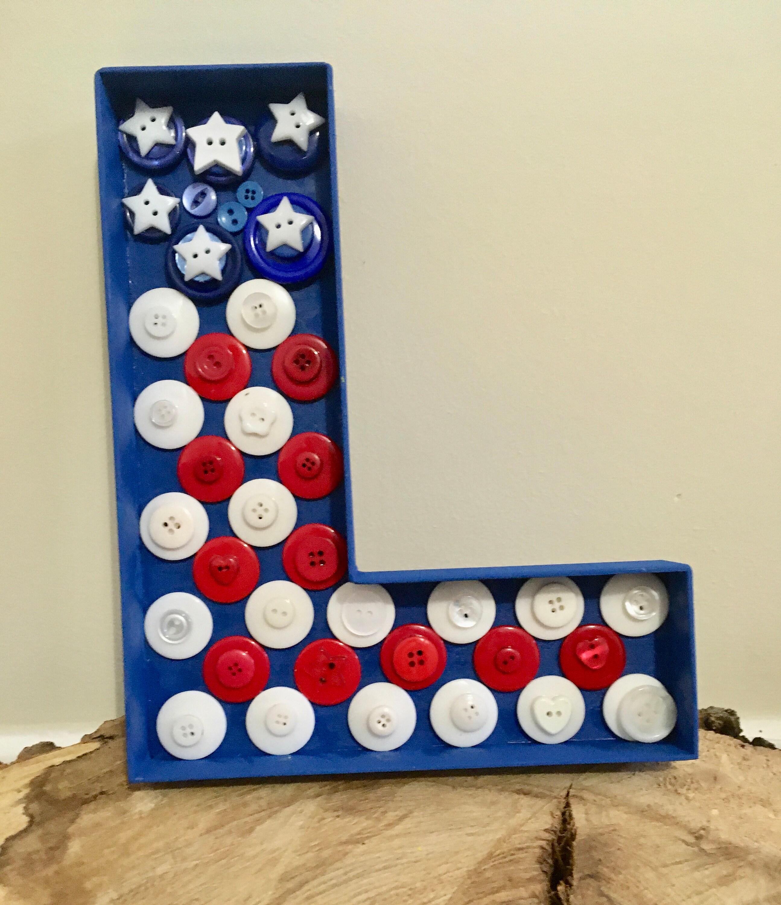 Fillable Letters, Wooden Fillable Letters, Button Fillable Letters