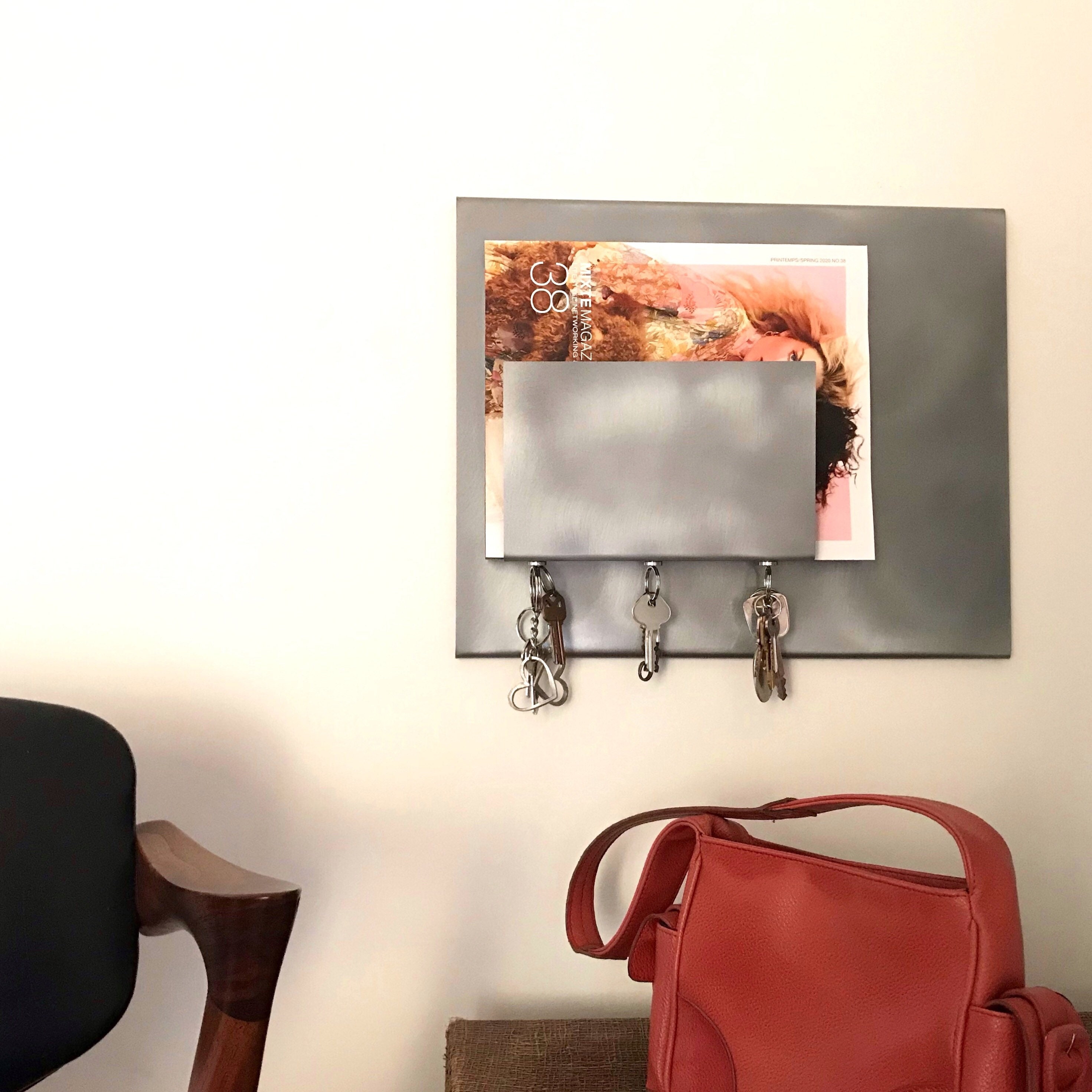 6 Portadocumenti Magnetici - Portacarta Da Parete Per Frigorifero, Ufficio, 3 Misure - Foto 5