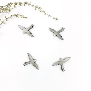 US Duties Paid - Bird Magnet - Strong magnet-Bird with rhinestone-cool fridge magnet-Love birds-Bird hand made magnet-wall decor bird magnet