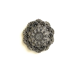 Patience Mandala Pocket Charm Lucky Charm for Intention Purpose Meditation Introspection Zen Goal Happiness Yoga Visualization Creation