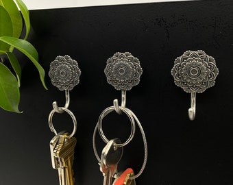 Patience Mandala Magnetic Key Hook Spiritual Meditation Introspection Yoga Visualisation Wellness Yantra Zen Focus Creation Namaste Space