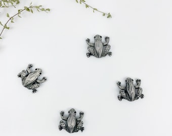 Frog Magnet - Handmade Metal Unit - For fridges and steel surfaces - Souvenir gift from Canada - Custom order possible