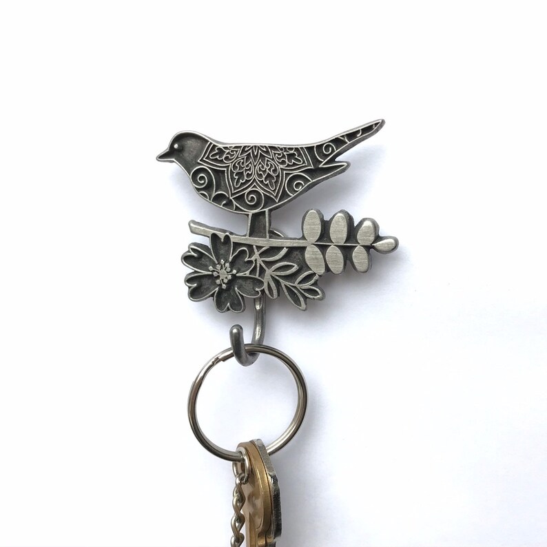 Bird Key Holder Key Hook Etsy