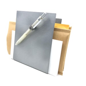 US Duties Paid - Magnetic Table-top File Holder - Magnetic Magazine Holder - Mail - Jacket - Documents - Recipe Books