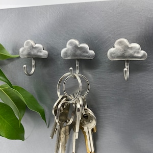 Cloud, Hanging Hooks, Magnetic Hooks, Key Hooks, Decorative Wall Hooks, Cloud Wall Hooks