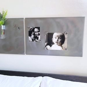 Magnetic board-magnet board-photo display-magnetic bulletin board- 24&quot; X 16&quot; and add 16 X 13&quot; if you&#39;d like !