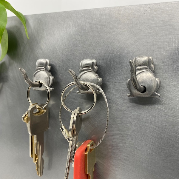 Dog-Wall Hooks, Hanging Hooks, Magnetic Hooks, Key Hooks, Decorative Wall Hooks, gift for mom, dog lover gift