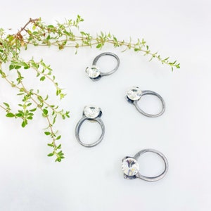 Magnet Ehering-Magnet-Magnet Feier-Diamant Ring-Set von 4 oder Stück