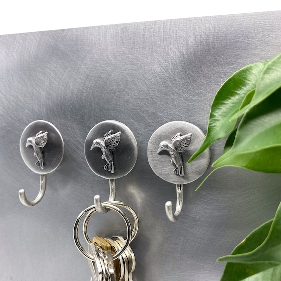 Hummingbird Key Hooks, Decorative Wall Hooks, Wall Hooks, Hanging