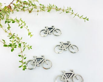 Bicycle Magnet – Handmade Pewter Decorative Magnet, Strong Magnetic Fridge or Locker Accessory, Unique Gift
