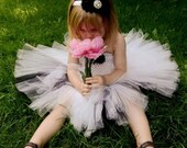 White with Black Accent Tutu