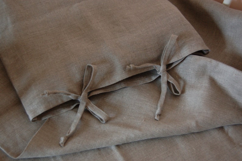 Linen bedding set, natural fabric linen baby crib bedding, kid bedding, linen duvet cover, linen pillow, fitted sheet, choose bedding parts image 3