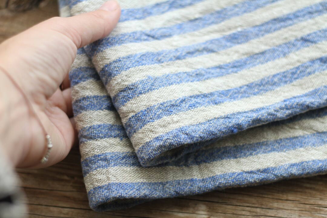 Stonewashed Linen Kitchen Towel, Washed Linen Tea Towel, Natural Linen
