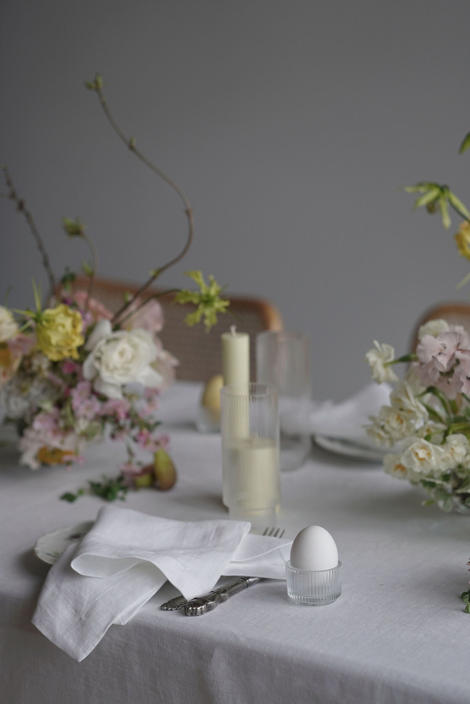 Large Linen Napkins Set Large Linen Napkins off White Blue Etsy
