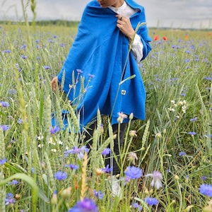 Brede linnen sjaal, aangepaste kleur lange wit blauw zwart groen linnen unisex sjaal, geel roze koraal oversized linnen sjaal voor mannen voor vrouwen afbeelding 2