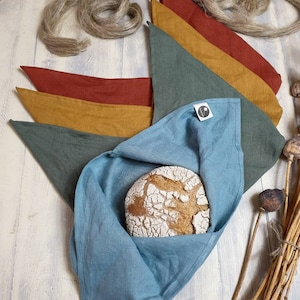 Leinen-Bento-Tasche, Brotlaib-Wickeltasche aus natürlichem Leinen, Lebensmittelverpackung, Aufbewahrung aus rohem Leinen Origami-Tasche, wiederverwendbare Azuma-Bukuro-Tasche für das Mittagessen