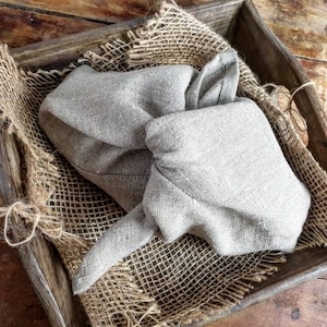 Leinen Bento Tasche, Brotbeutel aus reinem Leinen, Aufbewahrung von Bio-Lebensmitteln, Origami-Tasche aus rohem Leinen, wiederverwendbare Azuma-Bukuro-Tasche