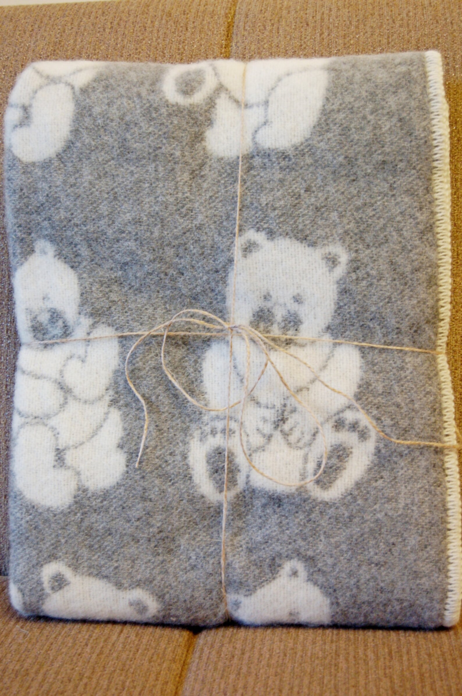 Natural raw wool blanket 90x130cm natural woolen throw baby Etsy