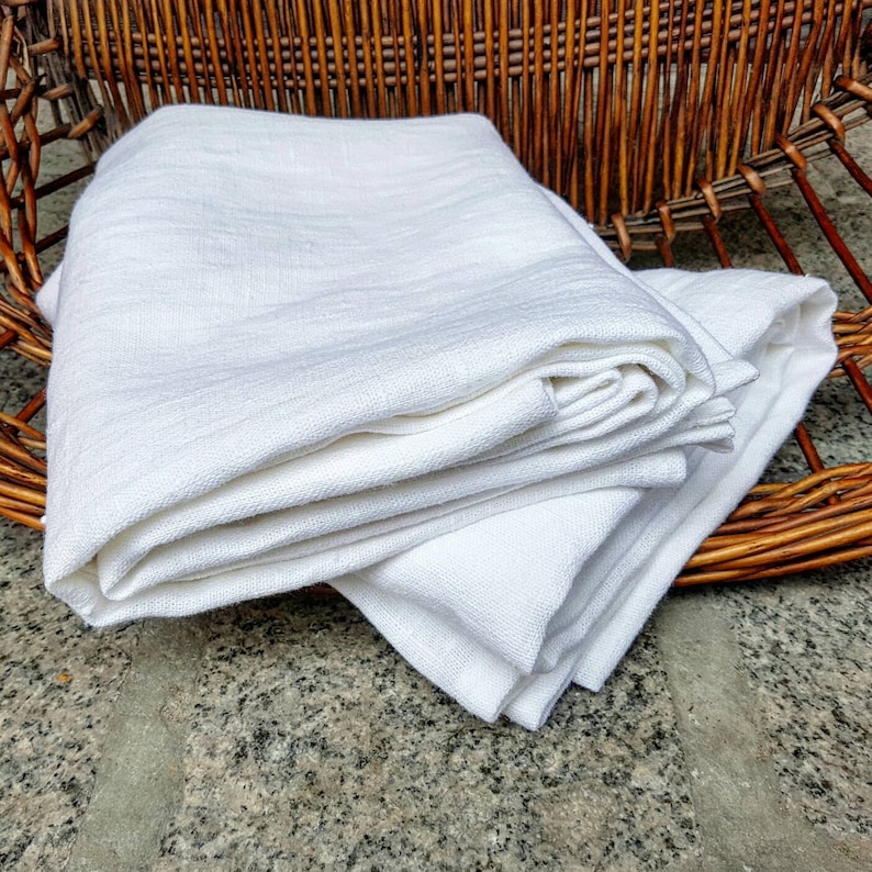 Rough Linen White Towel Lithuanian Linen Bath Towel Sauna Etsy