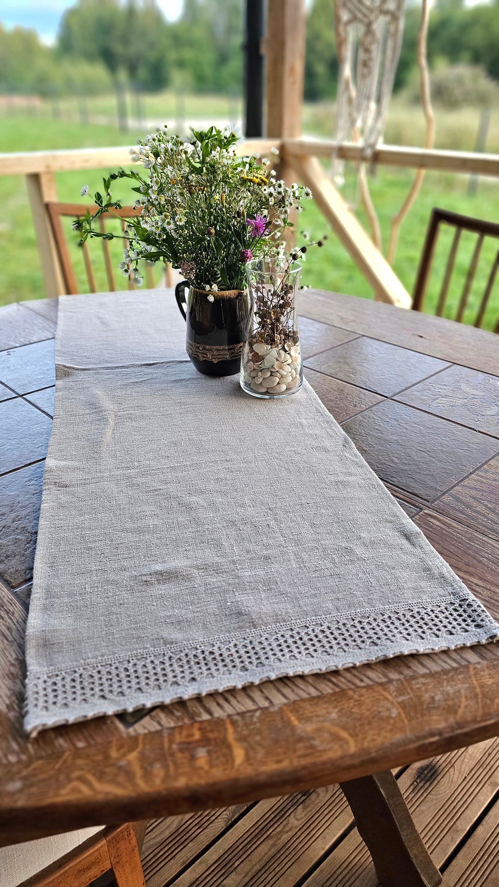 grey dresser runner Rustic Linen Table Runner, Vintage Linen Runner, Stonewashed Farmhouse Table Runner, Raw Coarse Linen Fabric Table Center Decor luxury satin evening gown