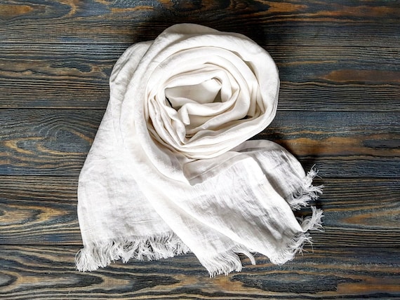 Linen scarves for dyeing deals