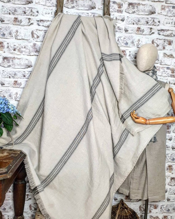 Burlap throw blanket sale
