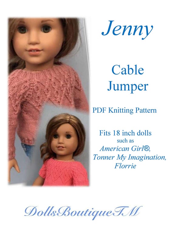 knitting pattern for 18 inch doll