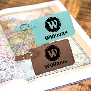Custom Luggage Tag for Couple, Luggage Bag Tag for Wedding Gift or Shower Gift, His and Hers Wedding & Anniversary